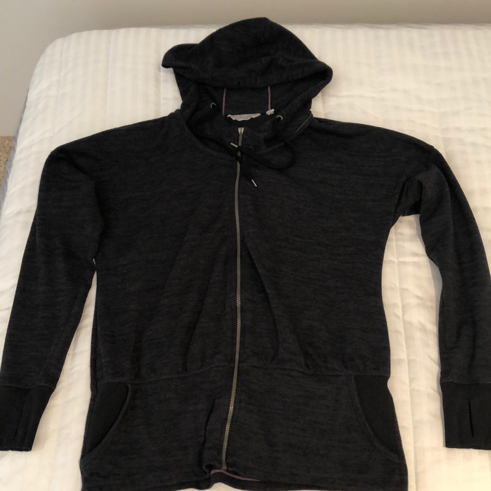 Athleta Batwing Robin zip-front Hoodie/Sweatshirt